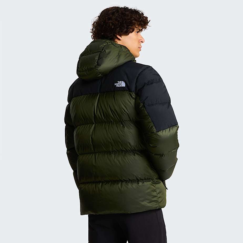 Mens Diablo Down 20 Hooded Jacket TNF Woodland Green Black HeatherTNF Black ALT3