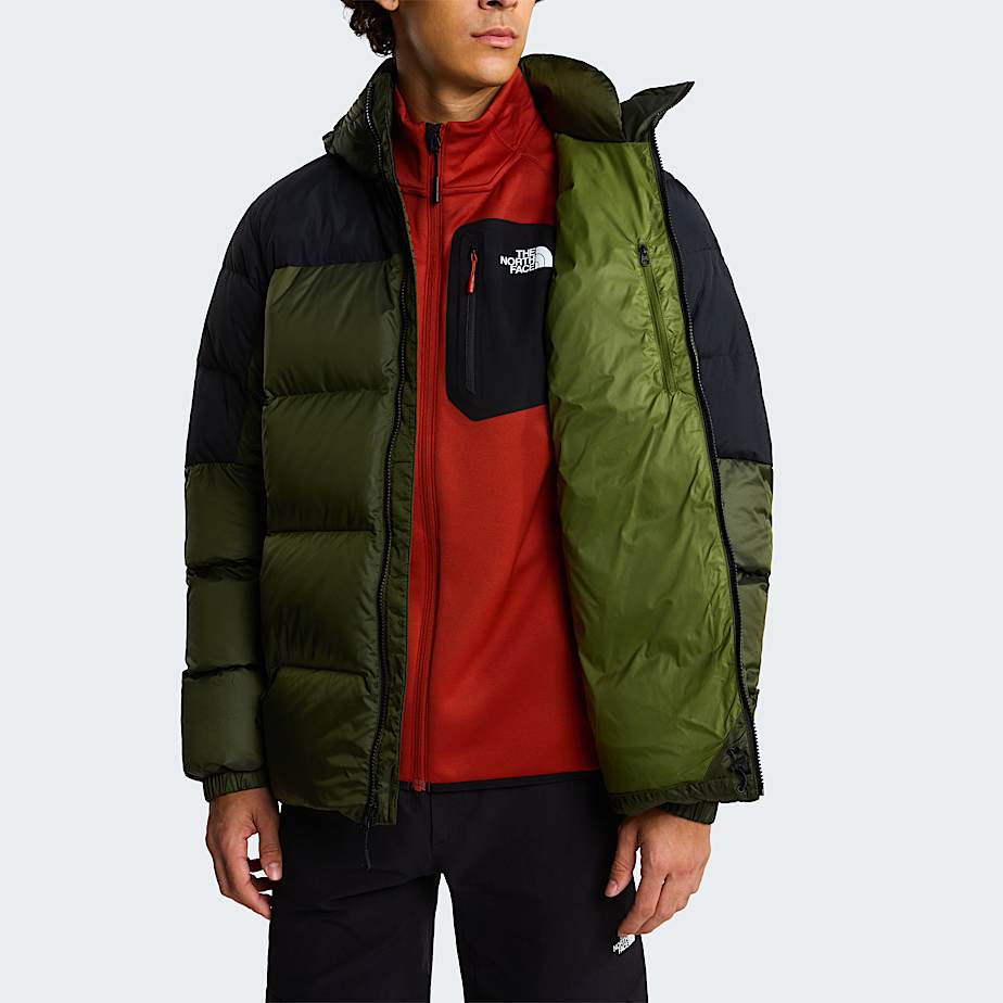 Mens Diablo Down 20 Hooded Jacket TNF Woodland Green Black HeatherTNF Black ALT6