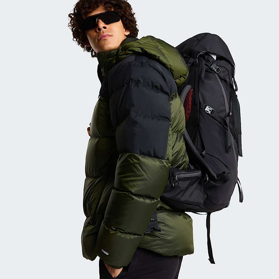 Mens Diablo Down 20 Hooded Jacket TNF Woodland Green Black HeatherTNF Black ALT8