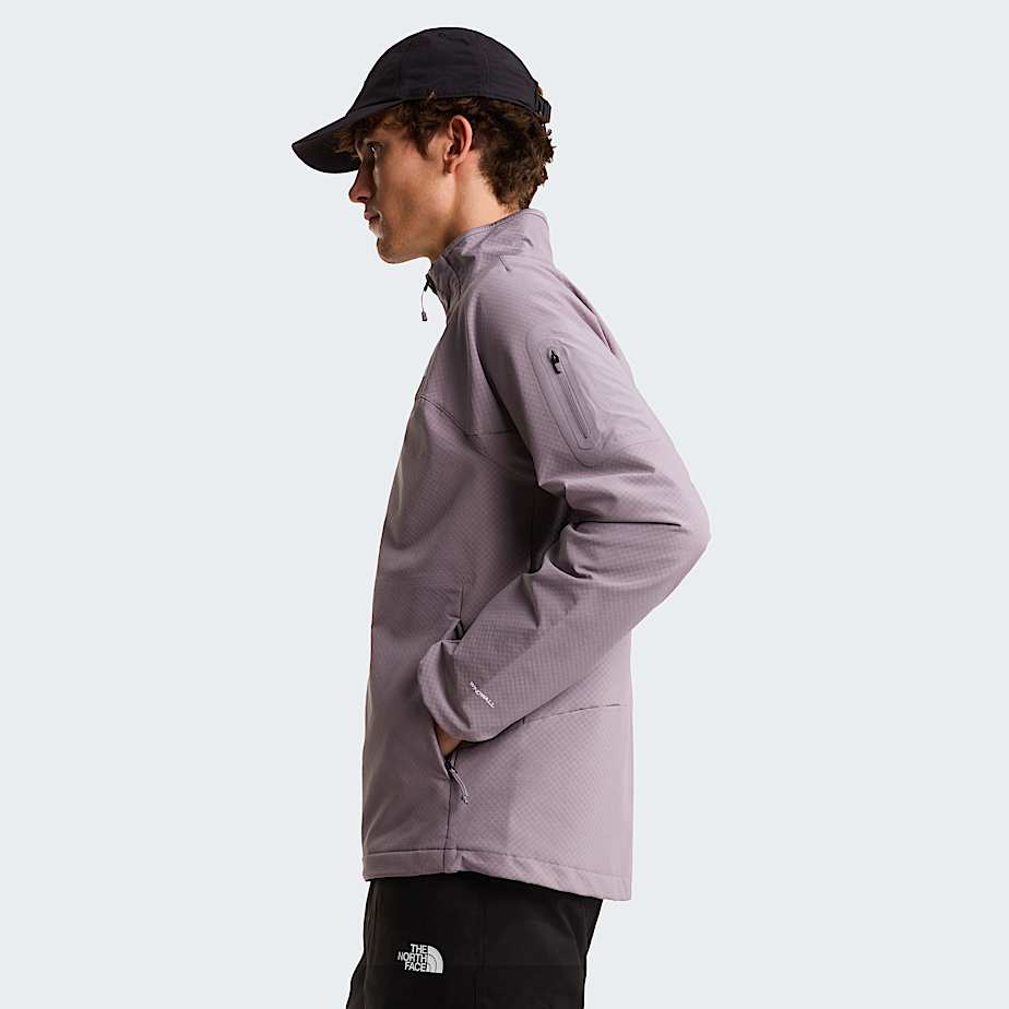 Tek Approachjas voor heren TNF Transcendent Grey ALT2
