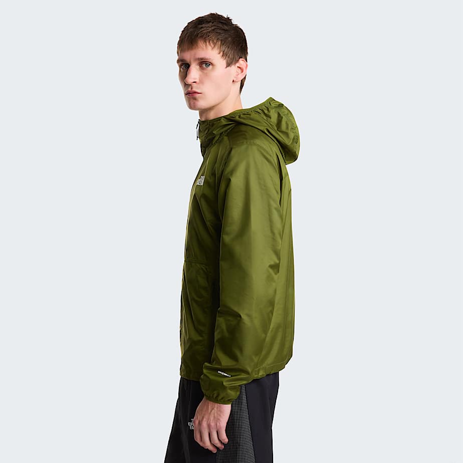 Mens Cyclone Wind Jacket TNF Woodland Green ALT2