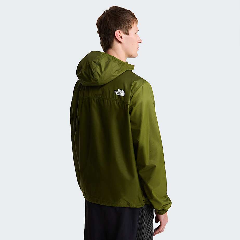 Mens Cyclone Wind Jacket TNF Woodland Green ALT3