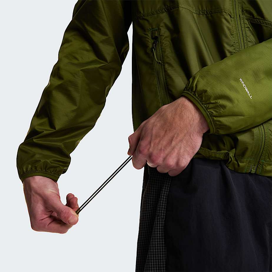 Mens Cyclone Wind Jacket TNF Woodland Green ALT7