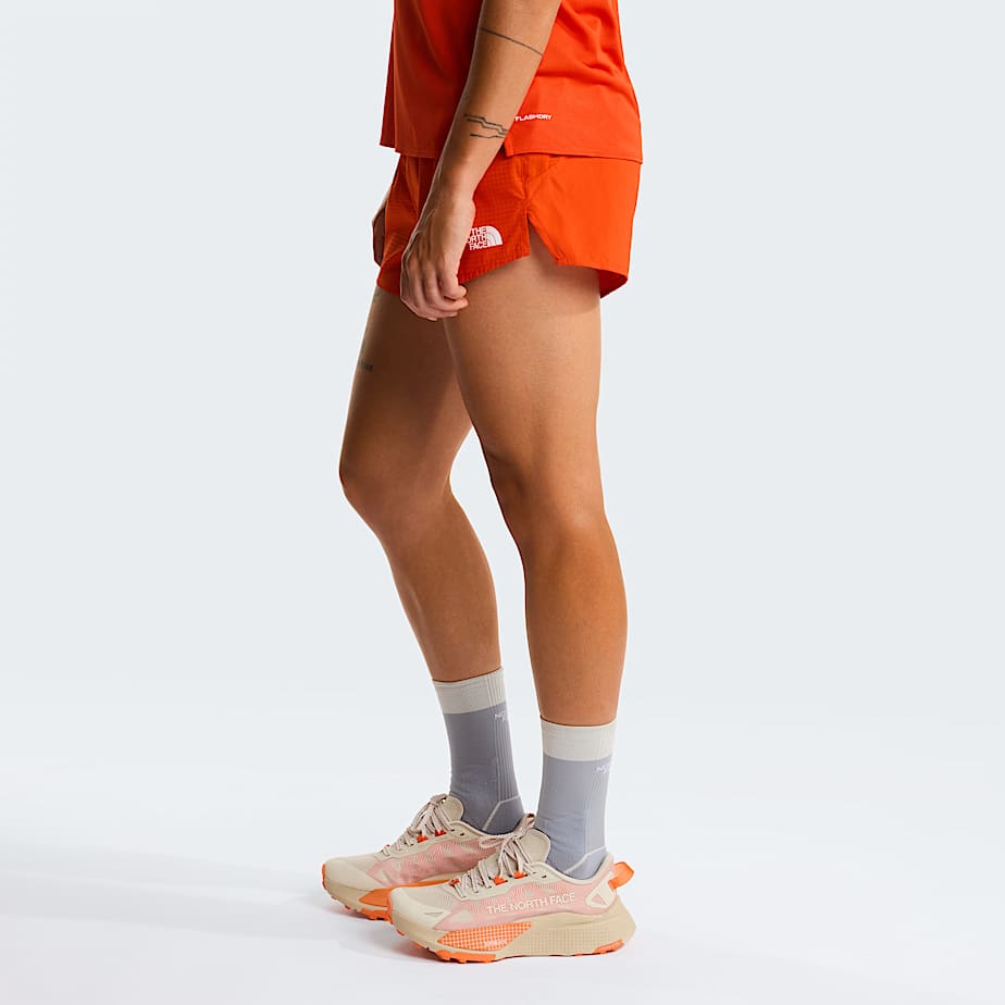 Womens Sunriser 3 Shorts TNF Lava Red ALT2