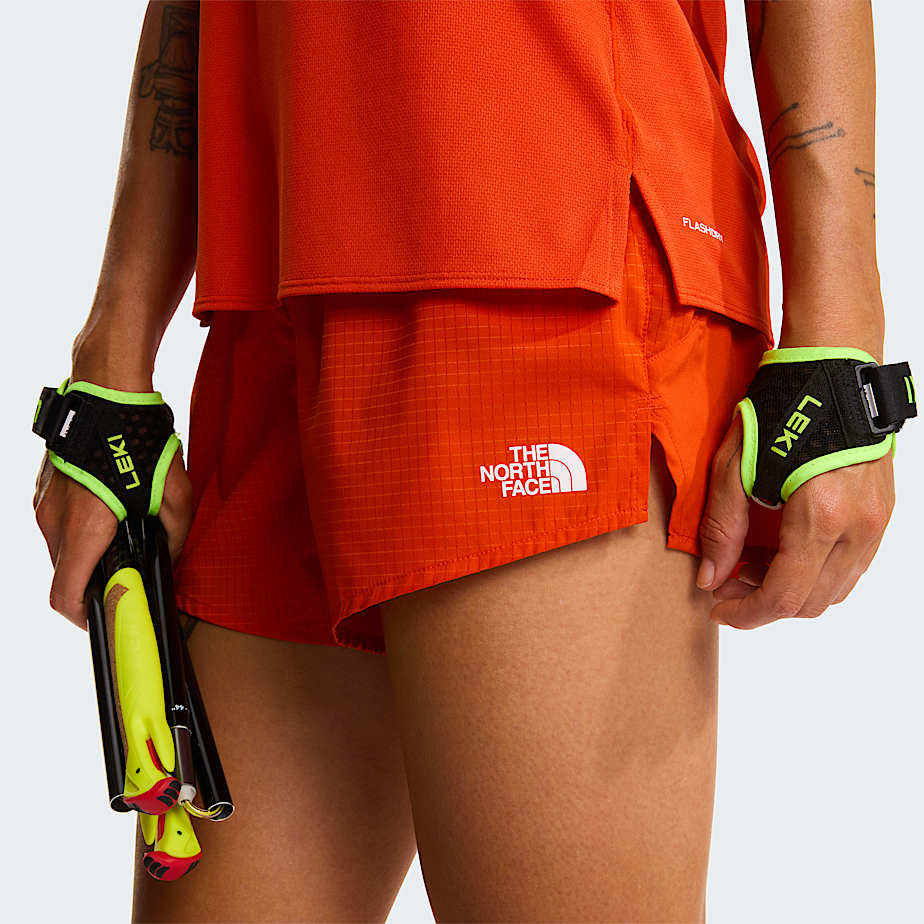 Womens Sunriser 3 Shorts TNF Lava Red ALT5