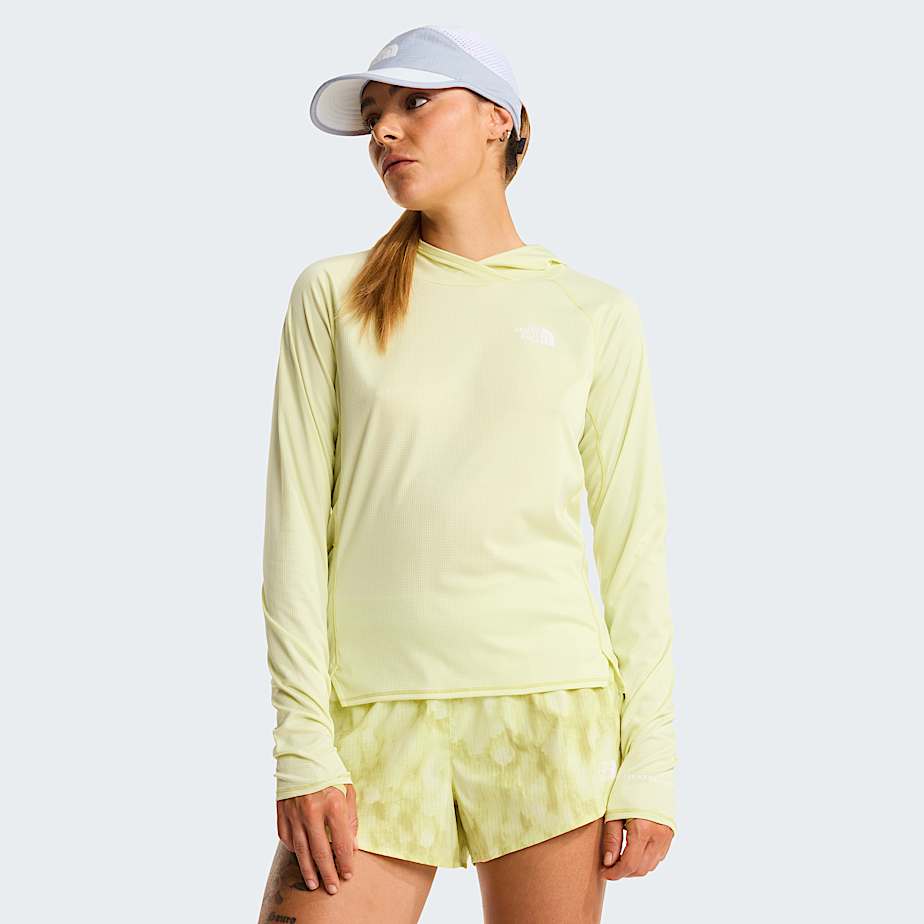 Womens Sunriser Hoodie TNF Lemon Mist HERO