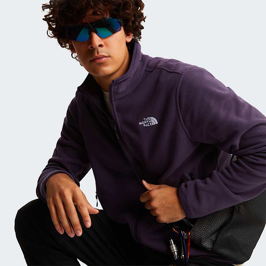 Glacier Fleece mit durchgehendem RV fr Herren TNF Endless Dusk ALT7