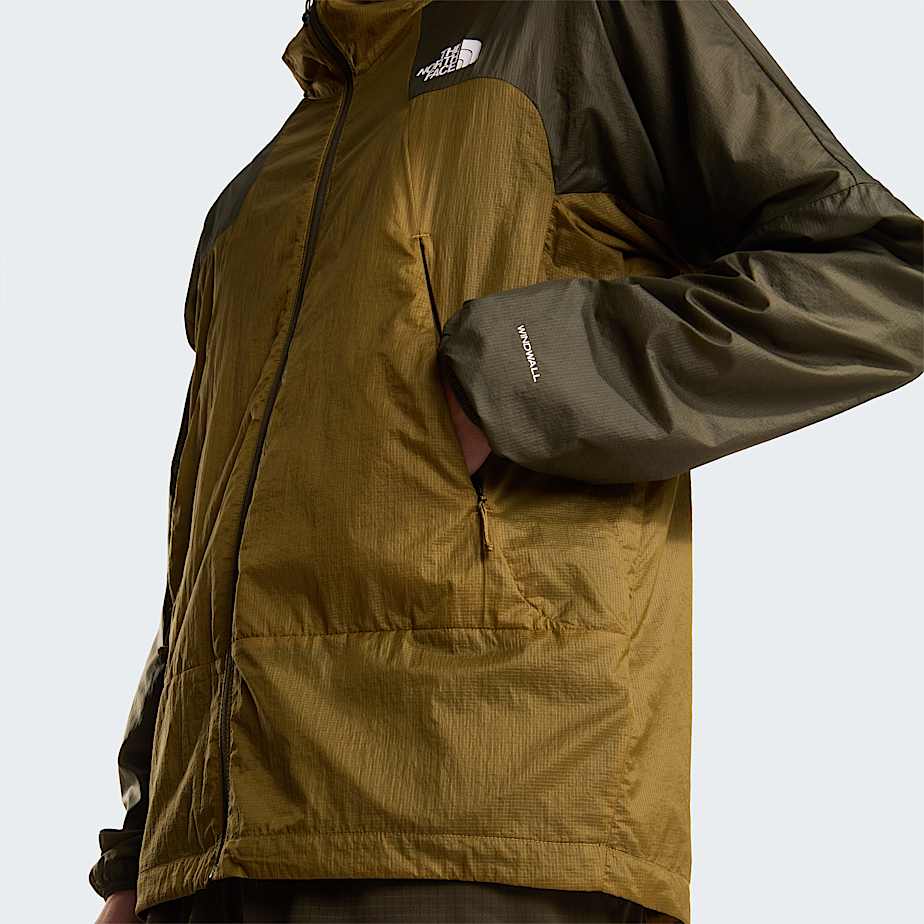 Mens Ridgelite FUTUREFLEECE Wind Jacket TNF CedarNew Taupe Green ALT7