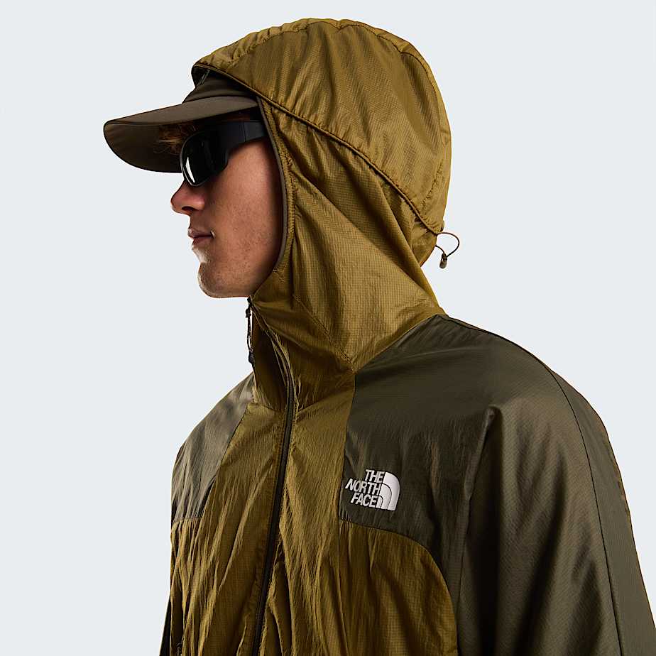 Mens Ridgelite FUTUREFLEECE Wind Jacket TNF CedarNew Taupe Green ALT5