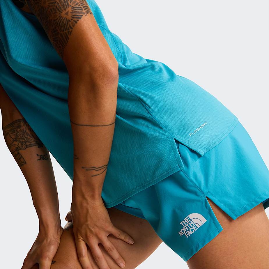 Womens Lightbright Graphic Tank Top TNF River Ice ALT5