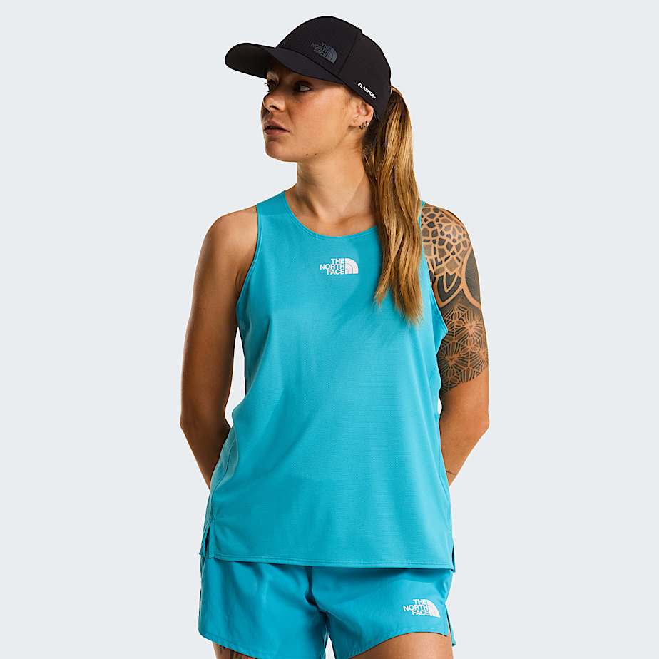 Womens Lightbright Graphic Tank Top TNF River Ice HERO