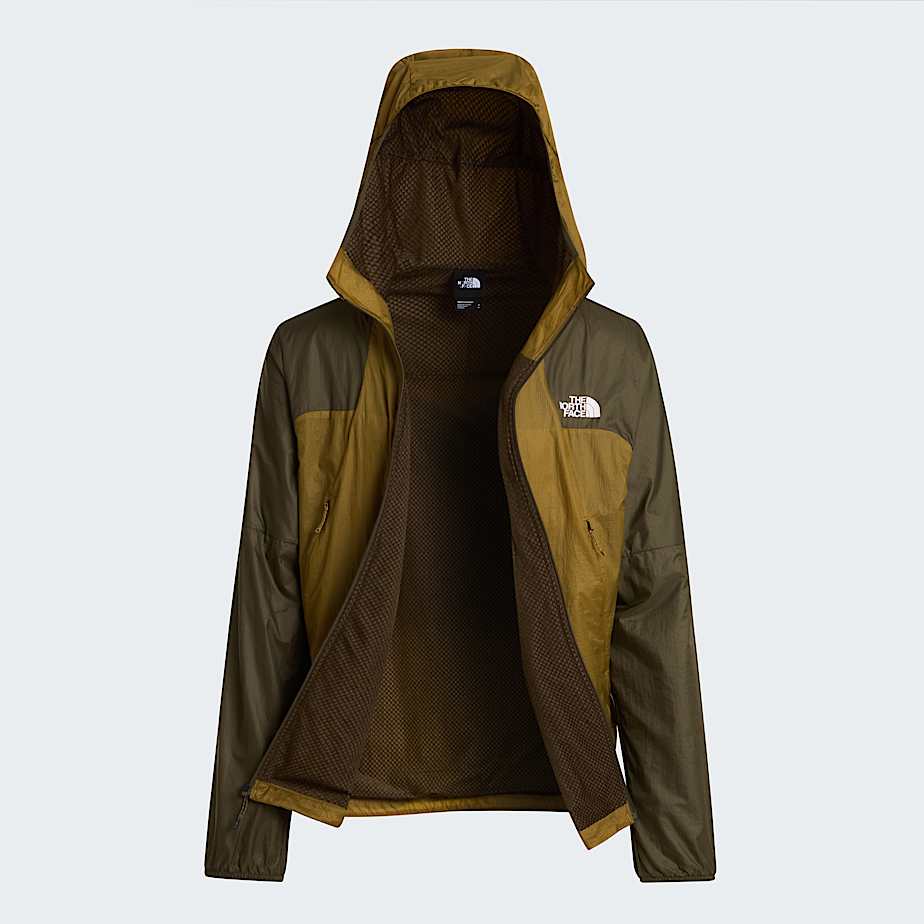 Mens Ridgelite FUTUREFLEECE Wind Jacket TNF CedarNew Taupe Green ALT17