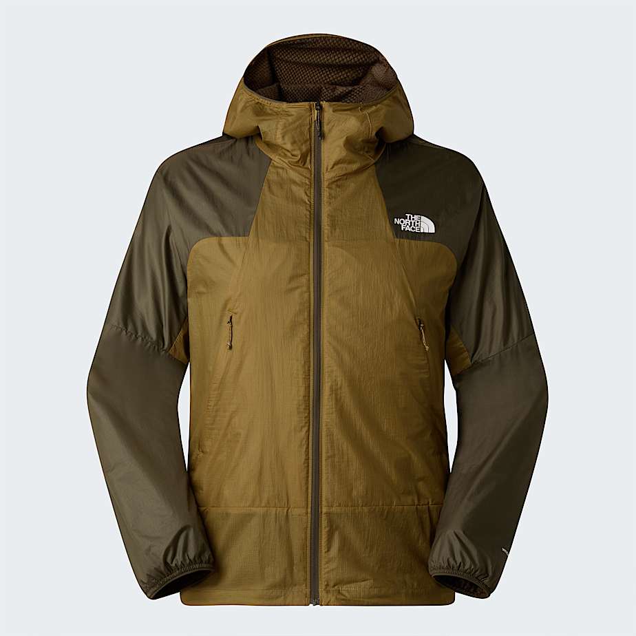 Mens Ridgelite FUTUREFLEECE Wind Jacket TNF CedarNew Taupe Green ALT20