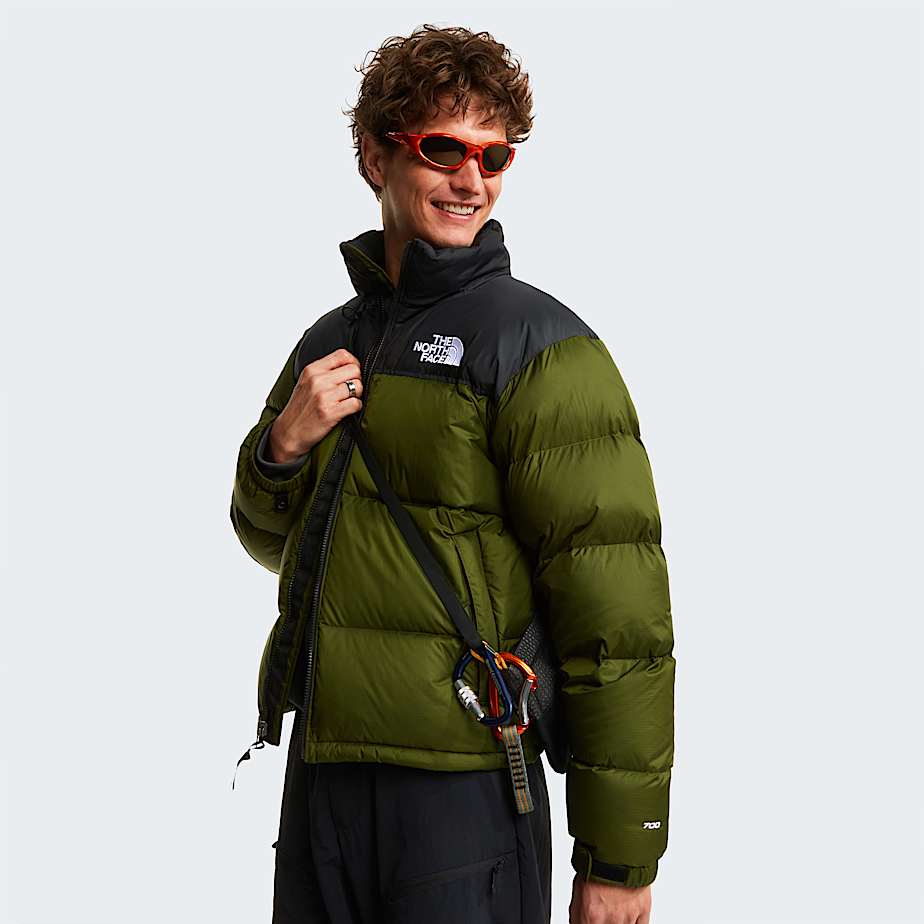1996 Retro Nuptsejas voor heren TNF Woodland GreenTNF Black ALT11
