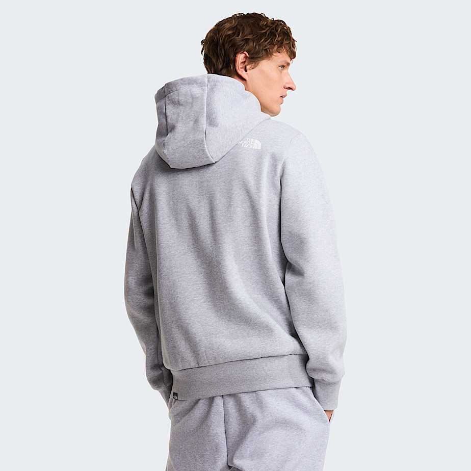 Simple Domehoodie voor heren TNF TNF Light Grey Heather ALT3