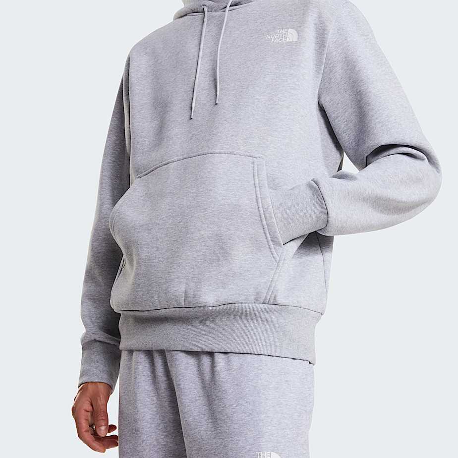 Simple Domehoodie voor heren TNF TNF Light Grey Heather ALT5