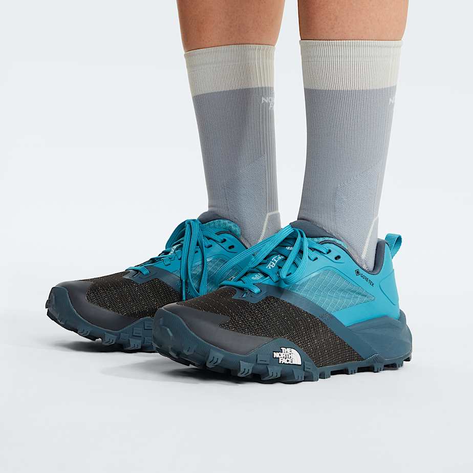 Womens Offtrail TR GORETEX Trail Running Shoes TNF River IceGranite Grey ALT4