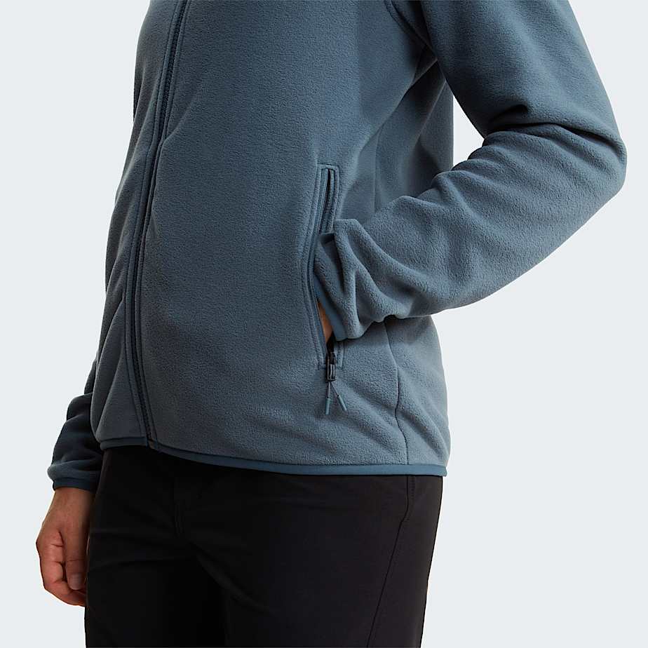 Glacier Fleece mit durchgehendem RV fr Damen TNF Granite Grey ALT6