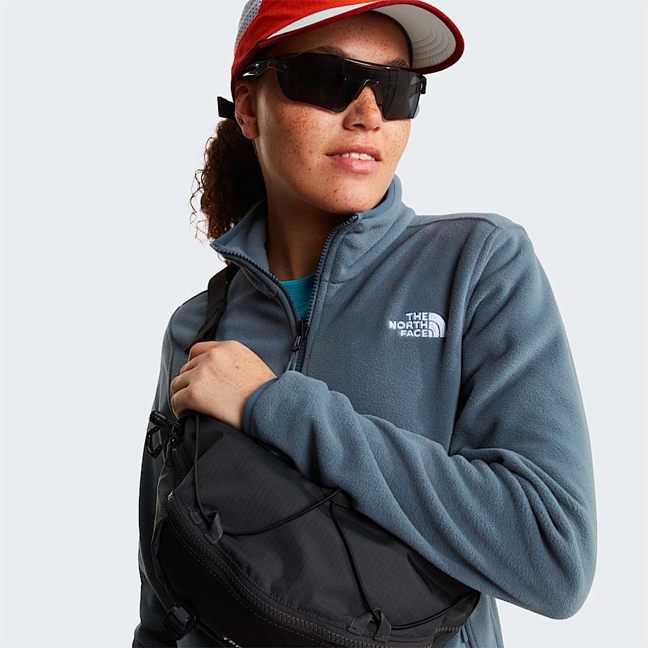 Glacier Fleece mit durchgehendem RV fr Damen TNF Granite Grey ALT7