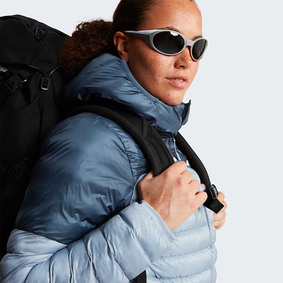 Giacca con cappuccio Terra Peak da donna TNF Frost GreyGranite Grey ALT10