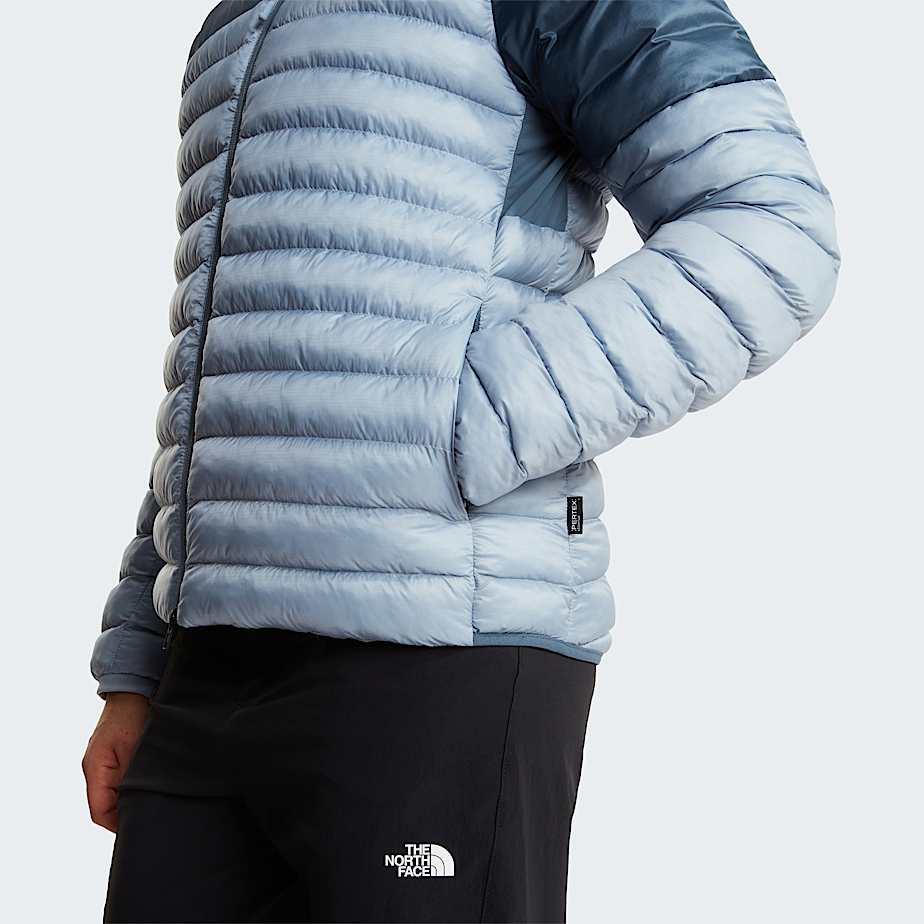 Giacca con cappuccio Terra Peak da donna TNF Frost GreyGranite Grey ALT6