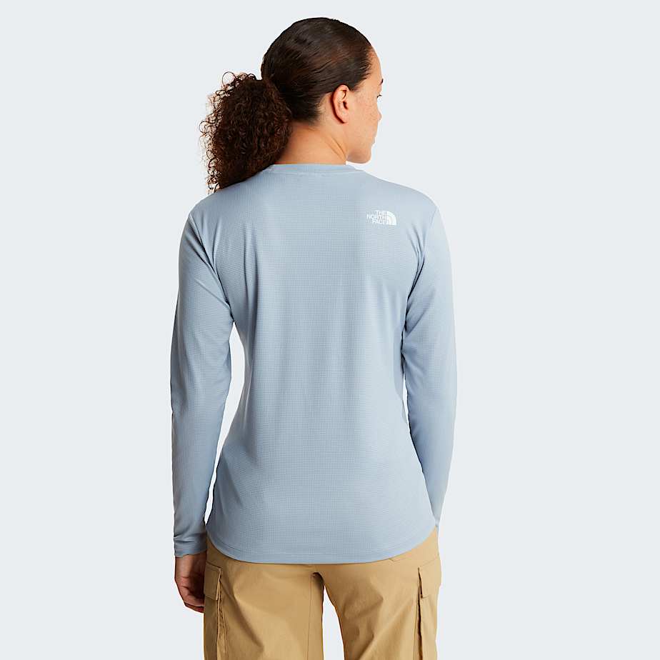 Womens Shadow LongSleeve TShirt TNF Frost Grey ALT3