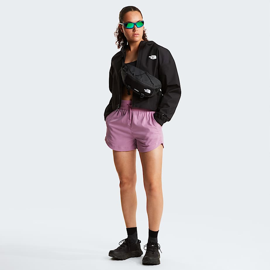 Womens Quest DryVent Cropped Jacket TNF TNF Black ALT1