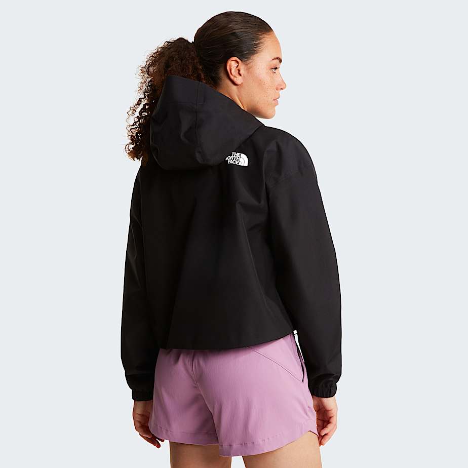 Womens Quest DryVent Cropped Jacket TNF TNF Black ALT3