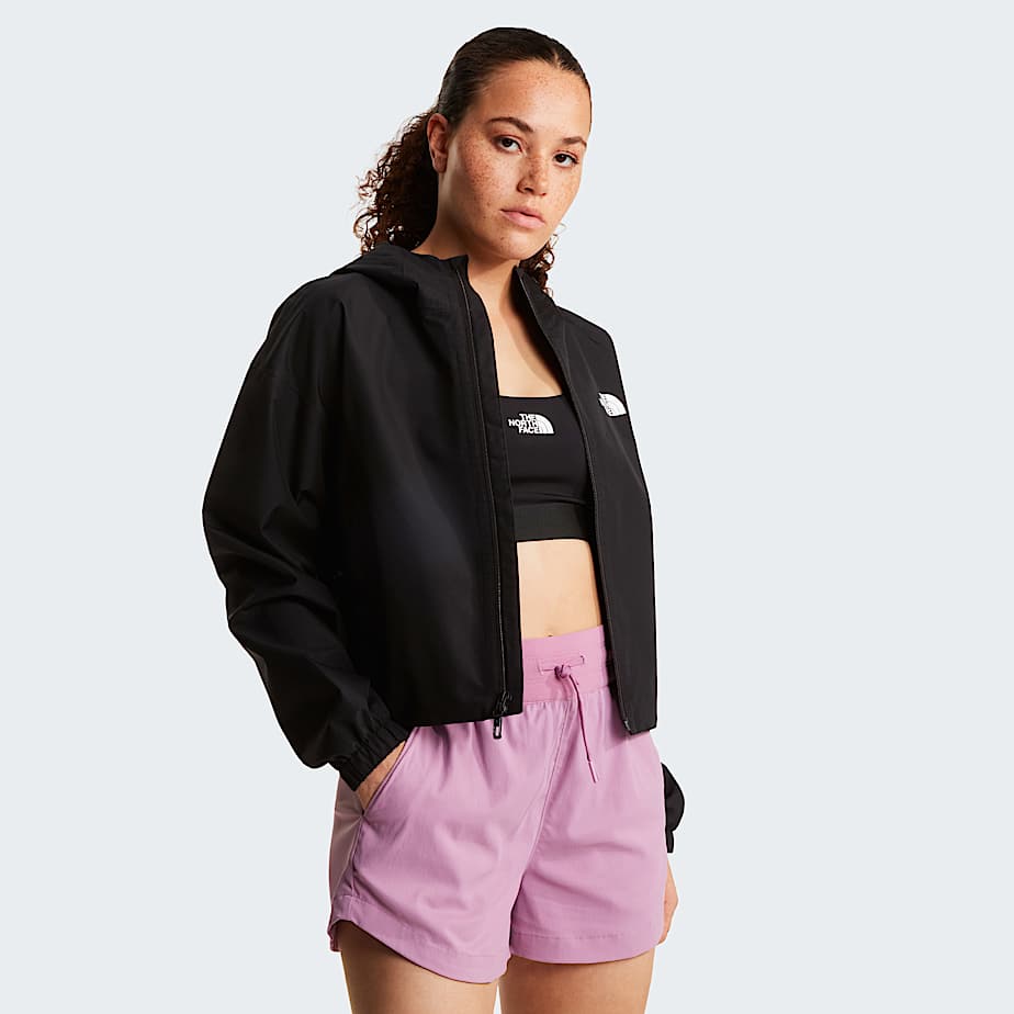 Womens Quest DryVent Cropped Jacket TNF TNF Black ALT4