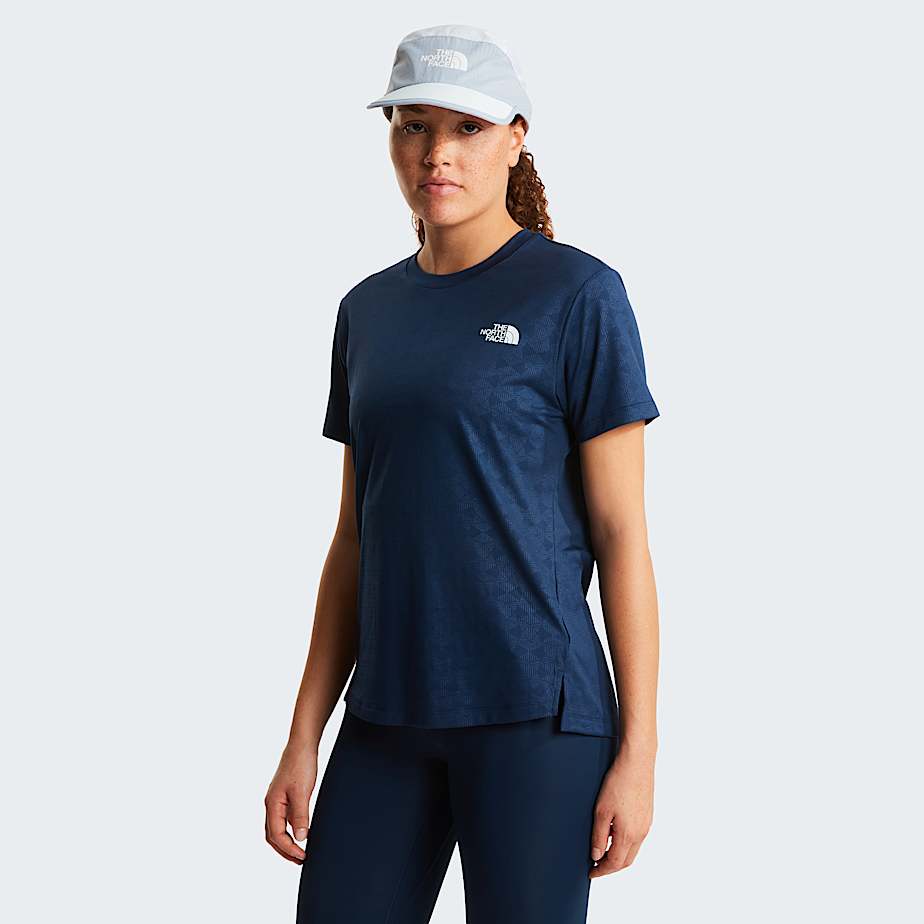 Women's Flex Geo Embossed Regular T-Shirt - 1