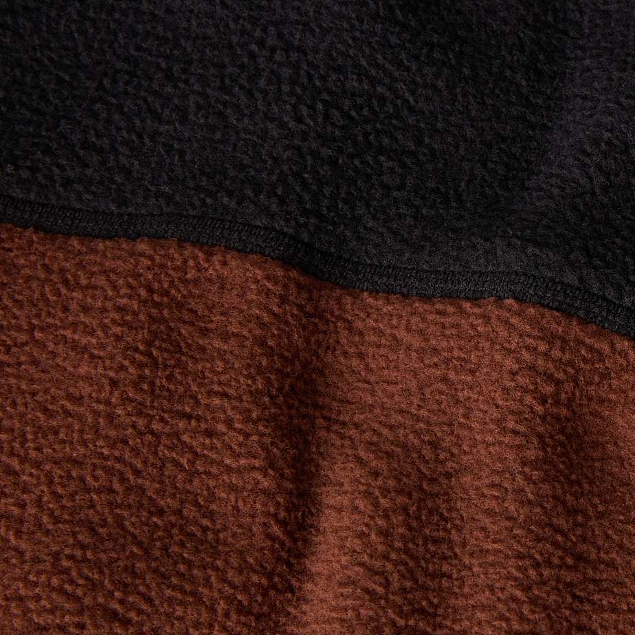 Giacca in pile Yumiori con cerniera a 14 da uomo TNF Ember SoilTNF BlackIron Clay ALT18