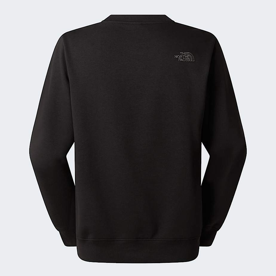Mens Drew Peak Light Sweatshirt TNF TNF BlackAnthracite Grey ALT21