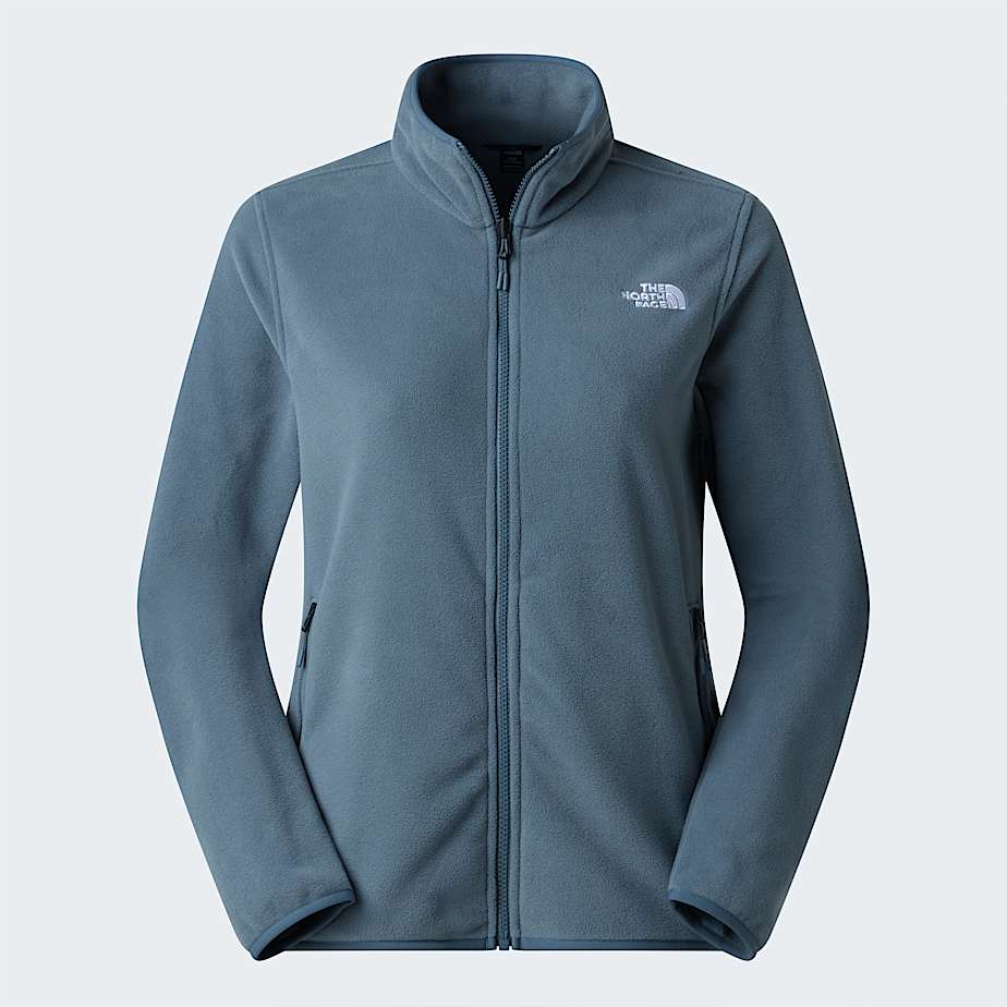Glacier Fleece mit durchgehendem RV fr Damen TNF Granite Grey ALT20