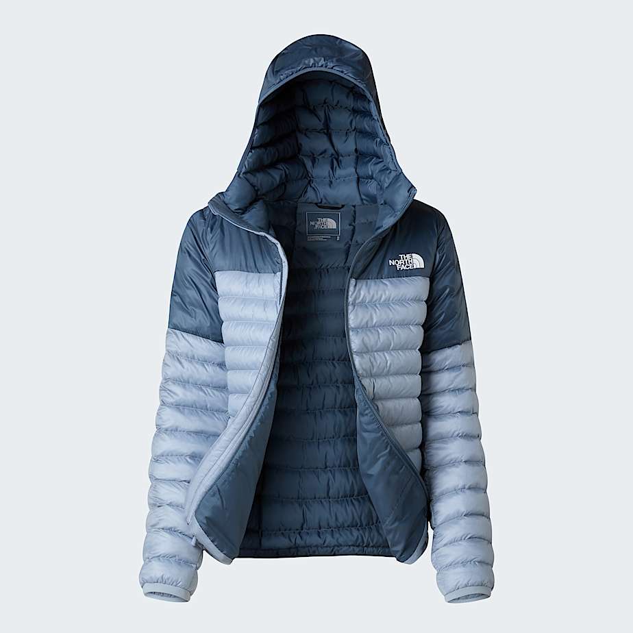 Giacca con cappuccio Terra Peak da donna TNF Frost GreyGranite Grey ALT17
