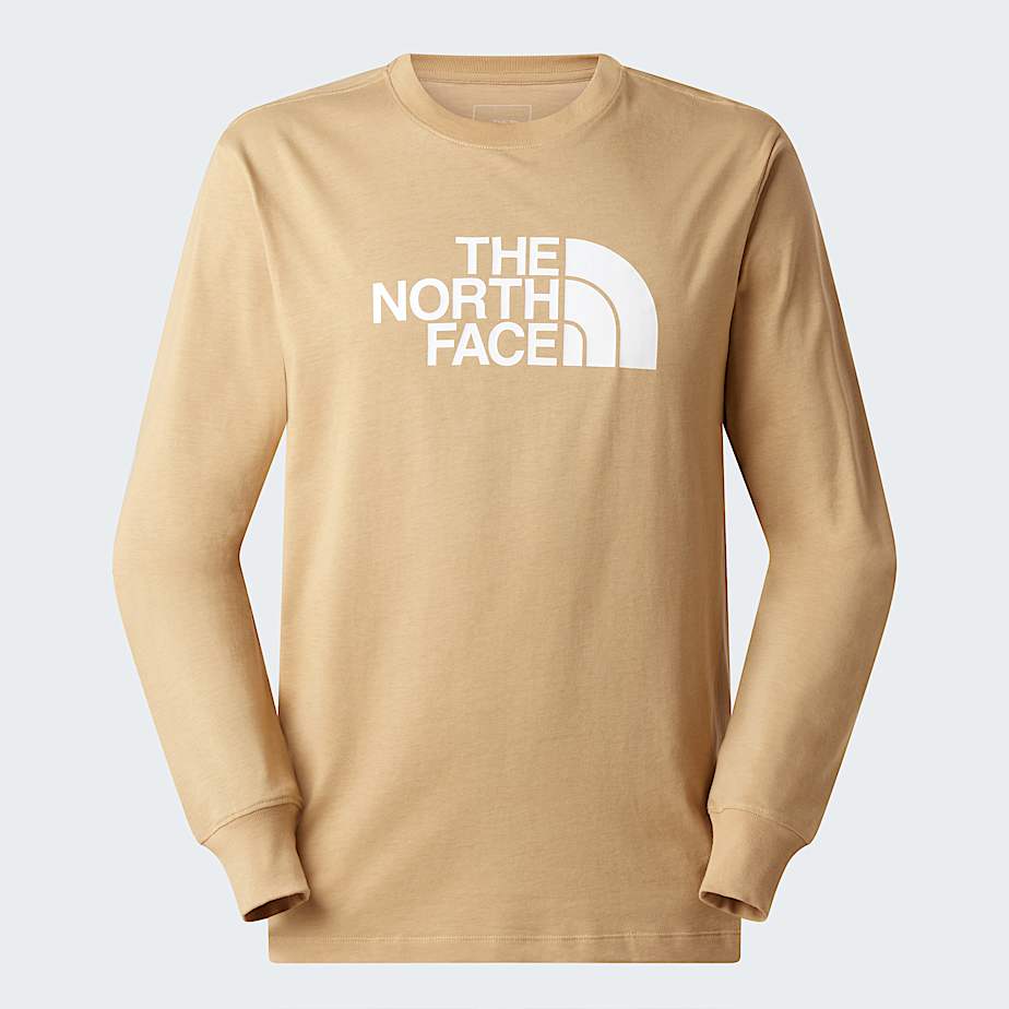 Mens Evolution Half Dome Regular LongSleeve TShirt TNF Khaki Stone ALT20