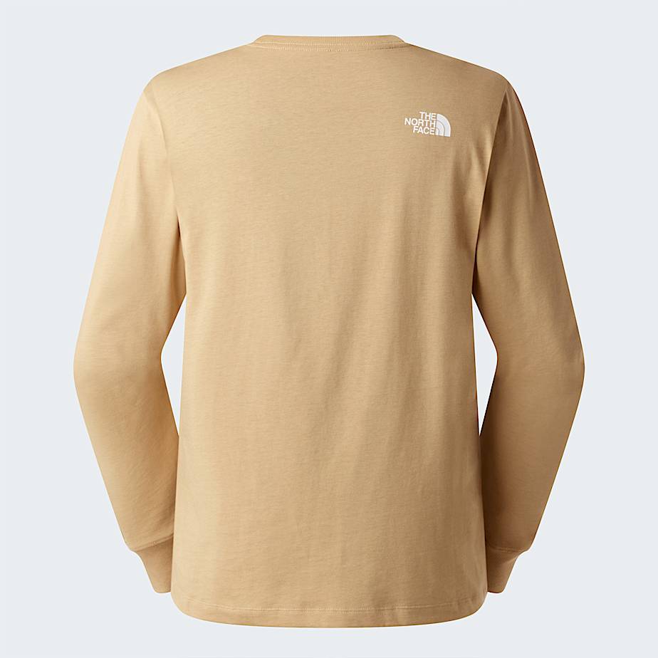 Mens Evolution Half Dome Regular LongSleeve TShirt TNF Khaki Stone ALT21