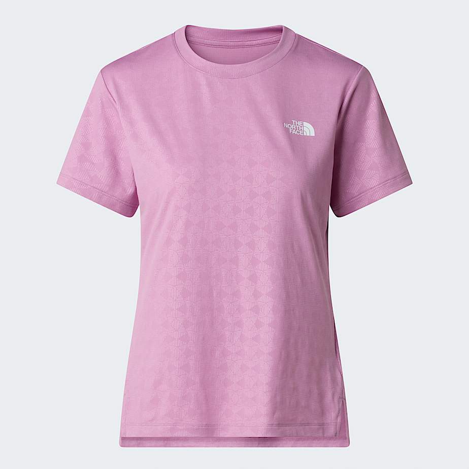 Womens Flex Geo Embossed Regular TShirt TNF Hushed Lavender ALT20