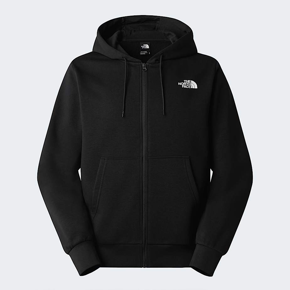 Mens Simple Dome Light Regular Hoodie TNF TNF Black ALT20