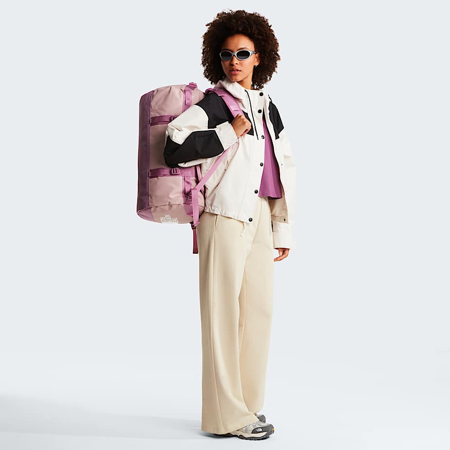 Base Camp Duffel 50L  Small TNF Metal PinkHushed Lavender ALT7