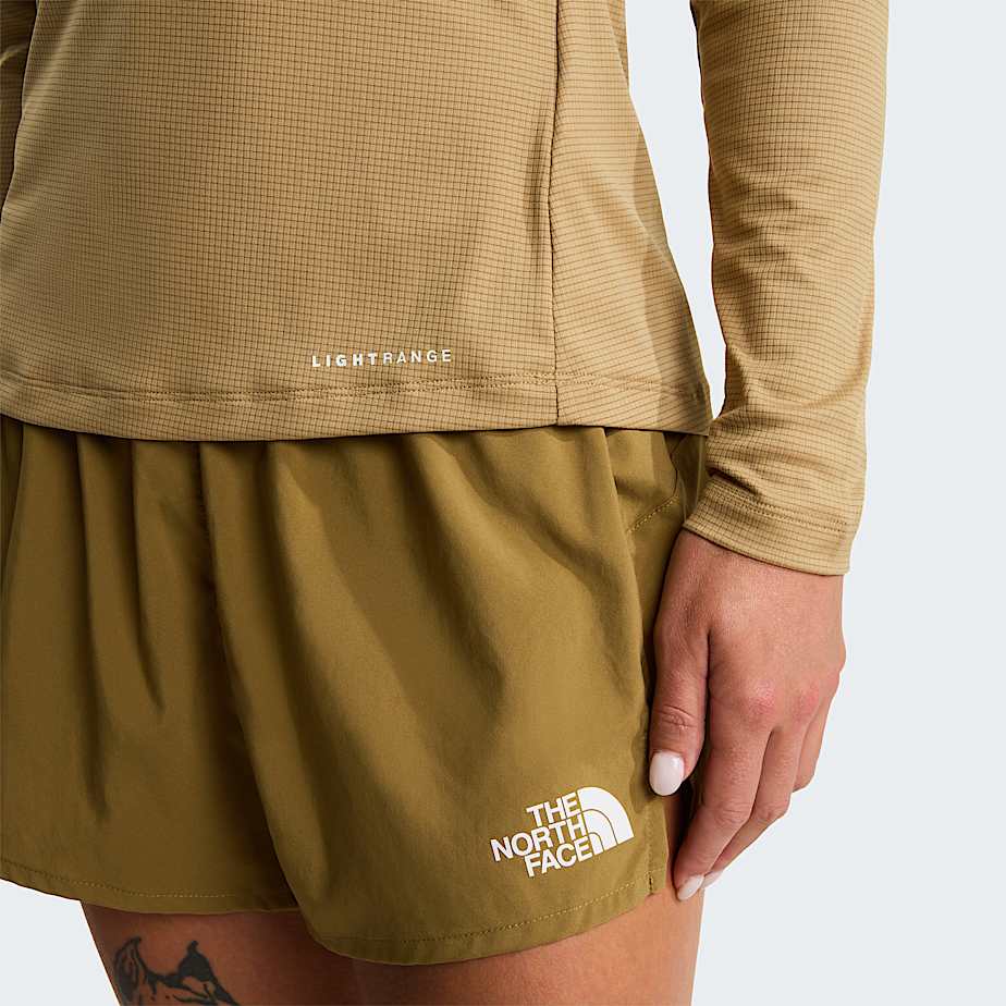 Womens Shadow LongSleeve TShirt TNF Kelp Tan ALT5