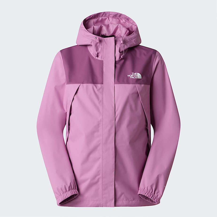Womens Antora Rain Jacket TNF Hushed LavenderChroma Purple ALT20