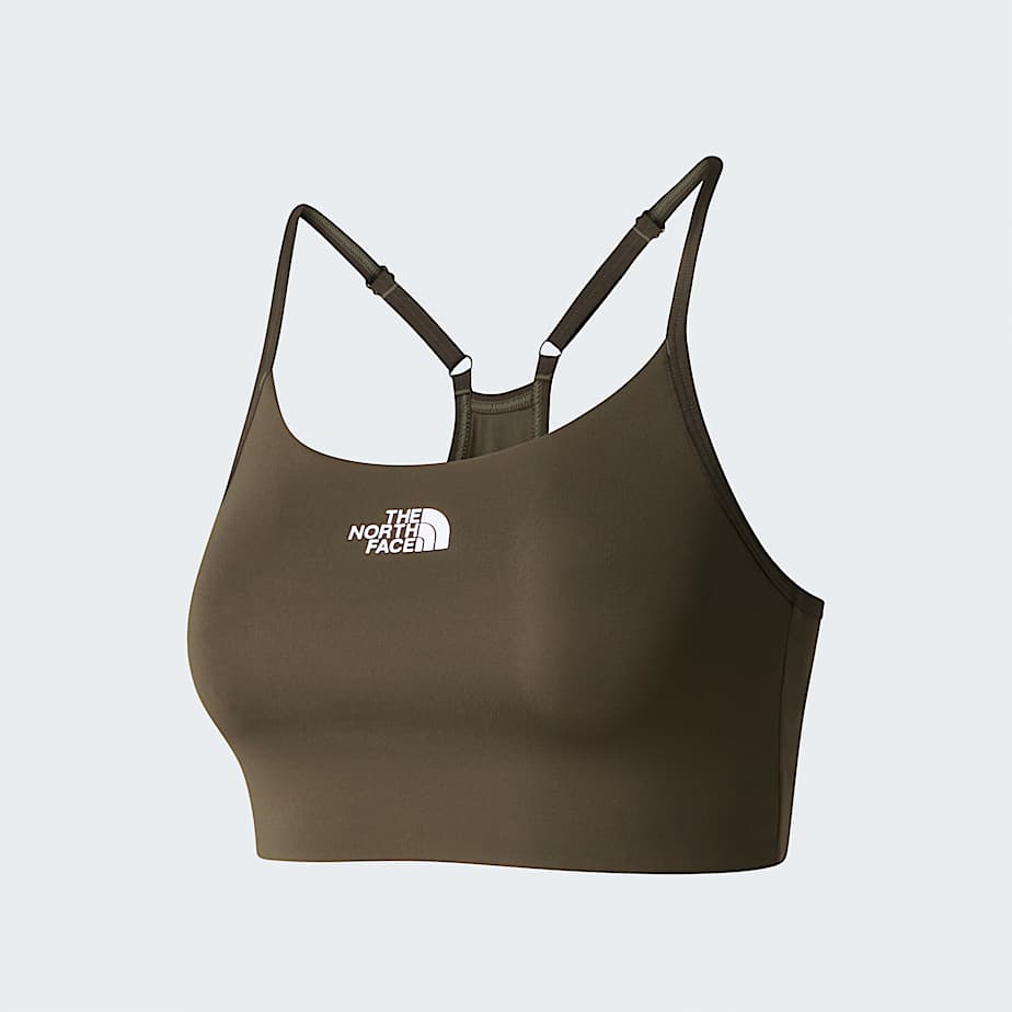 Reggiseno sportivo Flex da donna TNF New Taupe Green ALT20