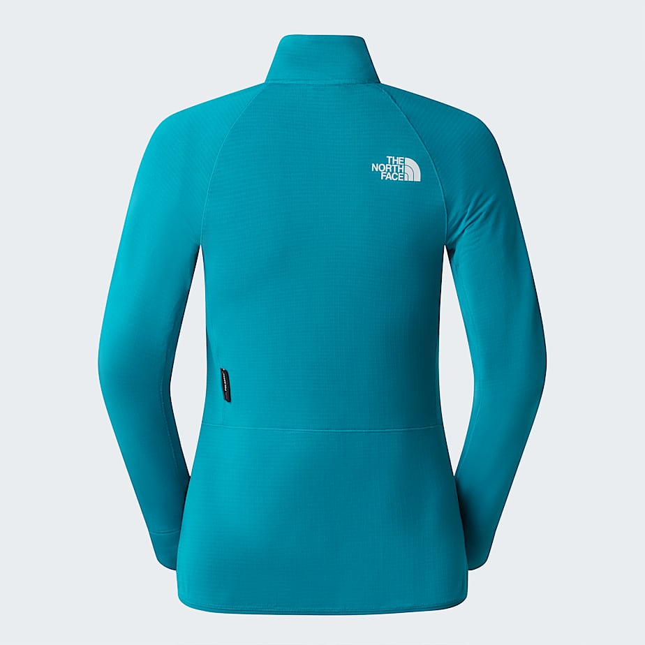 Giacca con cappuccio Bolt Polartec Power Grid da donna TNF Deep Teal ALT21