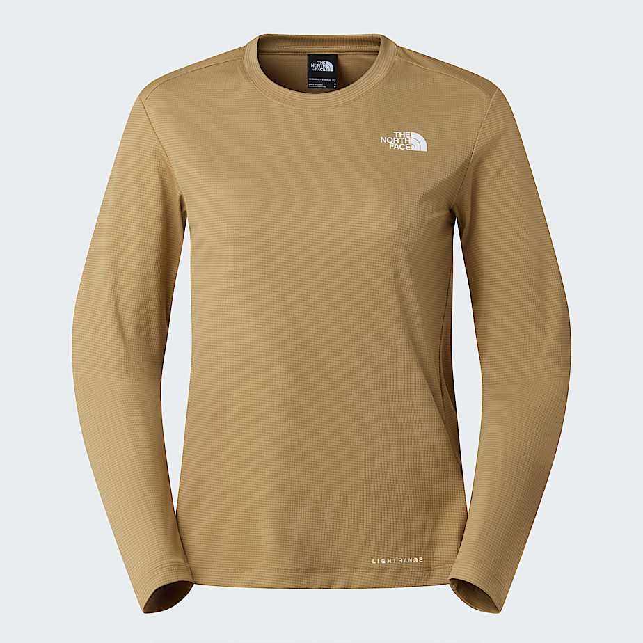 Womens Shadow LongSleeve TShirt TNF Kelp Tan ALT20
