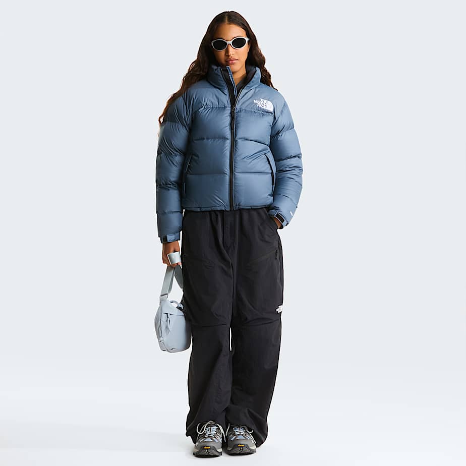 Womens 1996 Retro Nuptse Jacket TNF Granite Grey ALT1