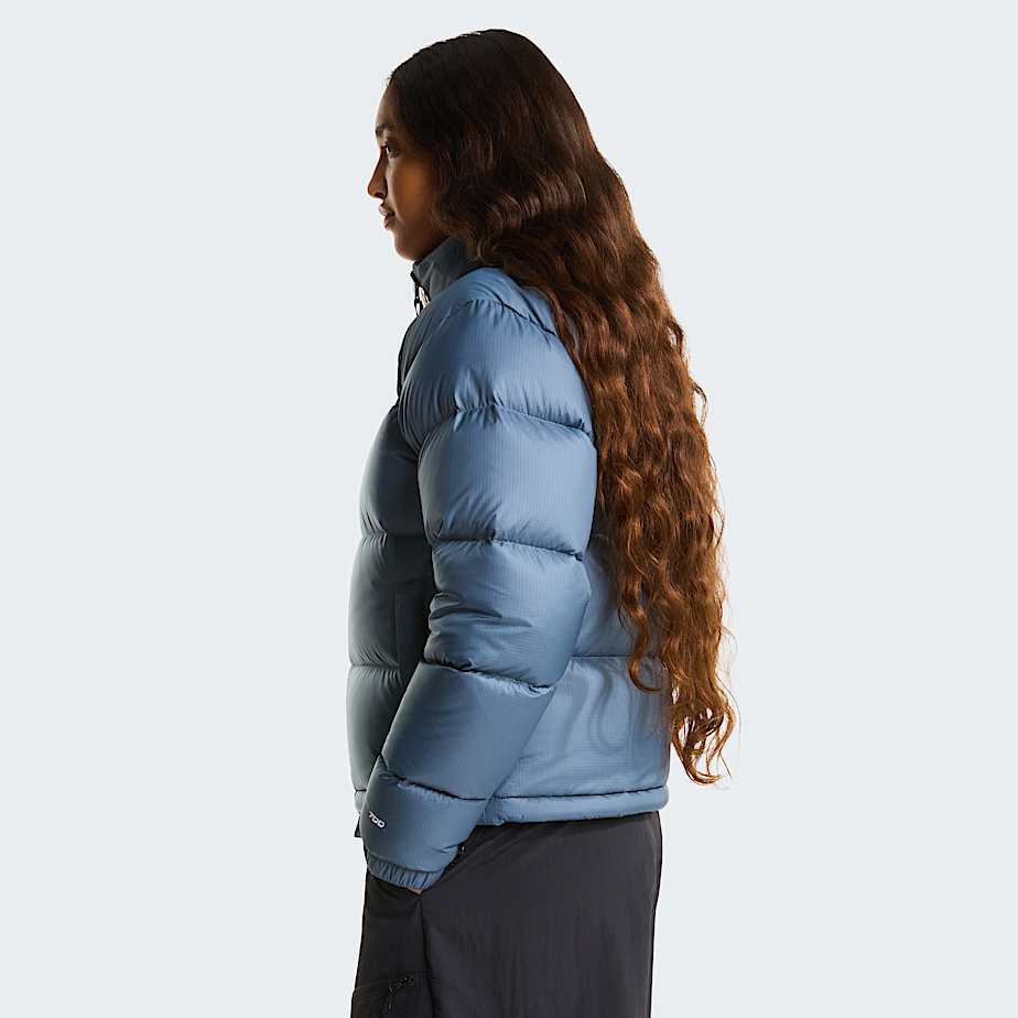 Womens 1996 Retro Nuptse Jacket TNF Granite Grey ALT2