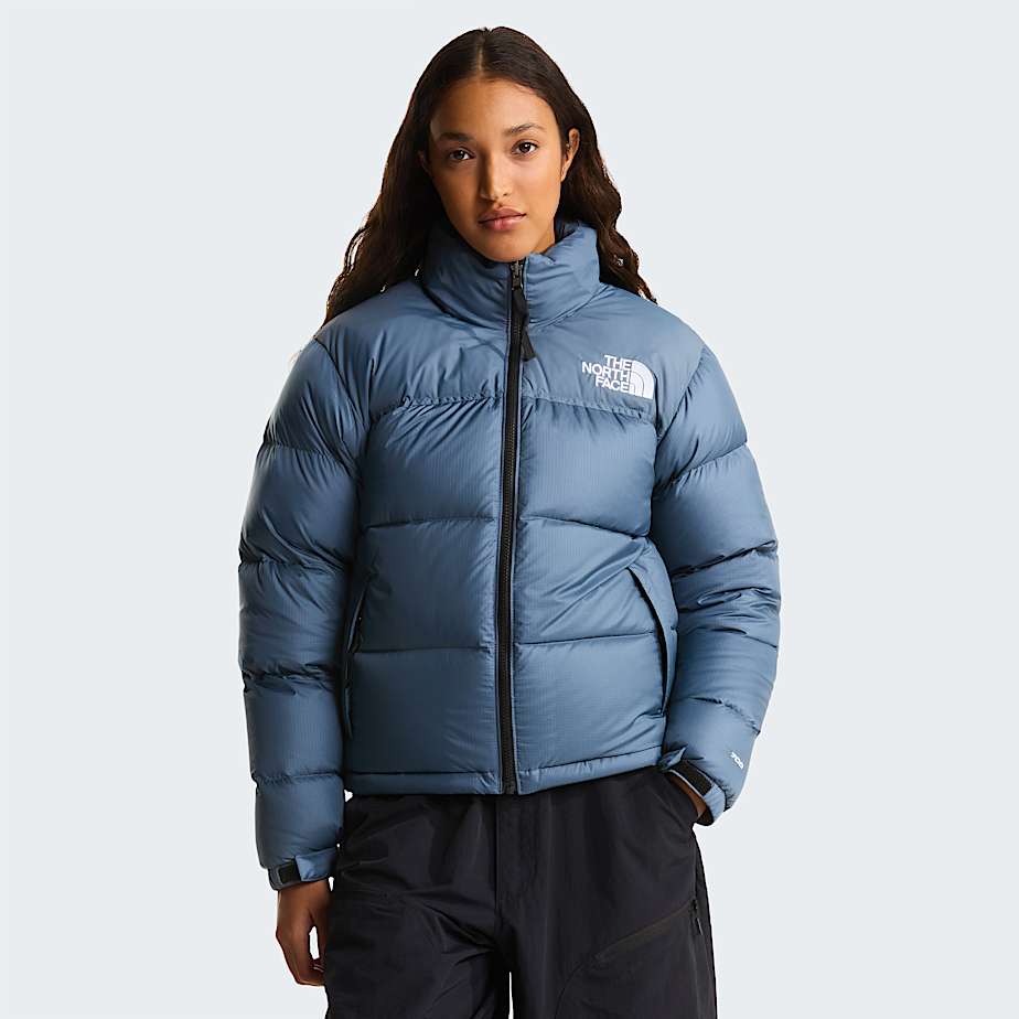 Womens 1996 Retro Nuptse Jacket TNF Granite Grey HERO