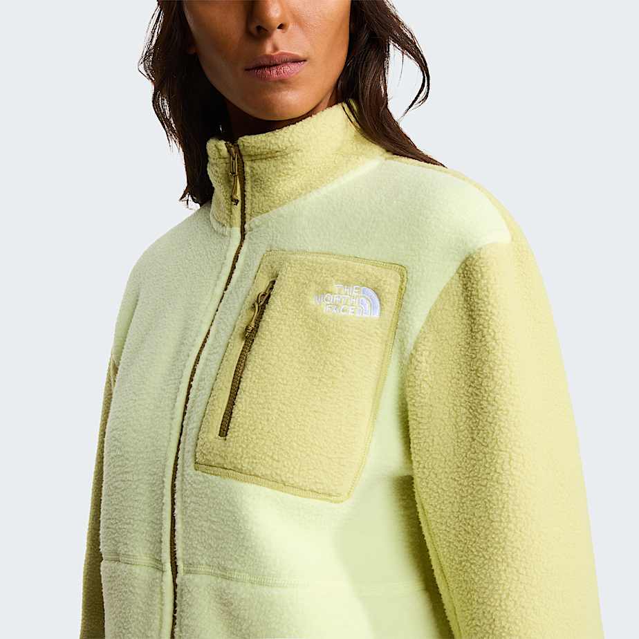 Veste en polaire zippe Yumiori pour femme TNF Lemon MistPearCedar ALT5