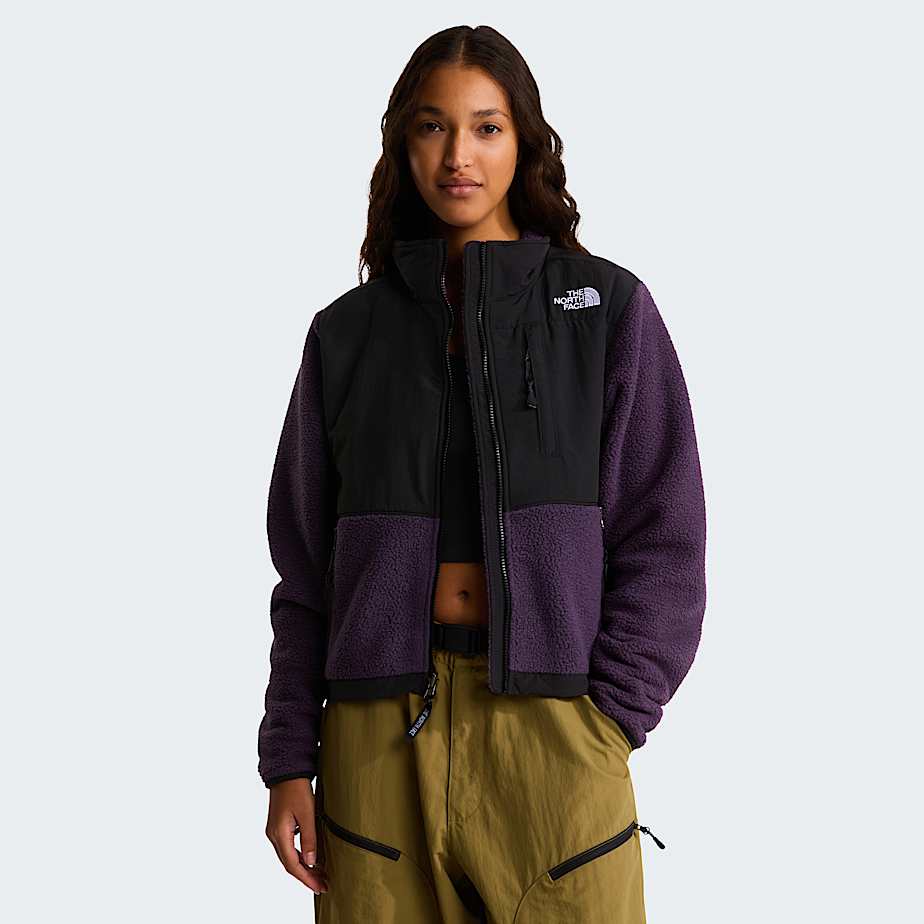 Womens Retro Denali Jacket TNF Endless Dusk TNF Black ALT4