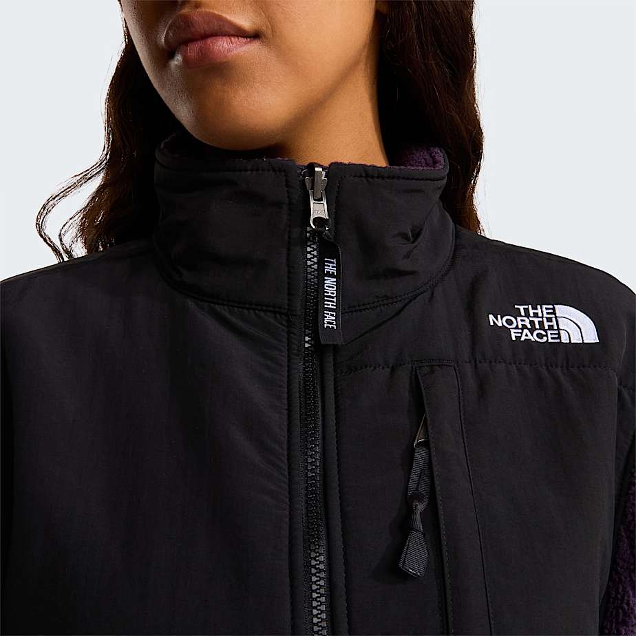 Womens Retro Denali Jacket TNF Endless Dusk TNF Black ALT5